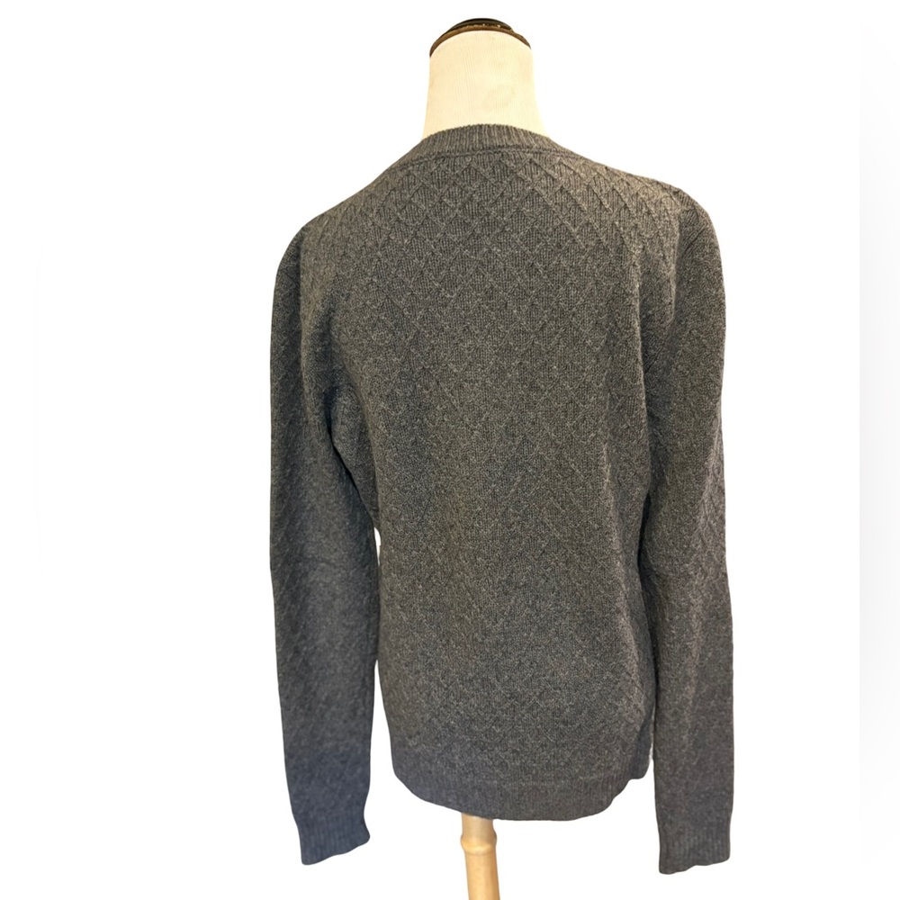 Ag Adriano Goldschmied Cashmere Gray Crewneck Sweater - Picture 3 of 5
